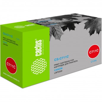 Лазерный картридж CACTUS CS-C711C (Cartridge 711) для Canon imageClass MF9220, MF9220cdn, MF9280; LBP 5300 i-Sensys, 5360 i-Sensys; MF8450 i-Sensys, 9130 i-Sensys, 9170 i-Sensys, 9220 i-Sensys, 9280 i-Sensys, голубой, 6 000 стр. Лазерный картридж CACTUS CS-C711C (Cartridge 711) для Canon imageClass MF9220, MF9220cdn, MF9280; LBP 5300 i-Sensys, 5360 i-Sensys; MF8450 i-Sensys, 9130 i-Sensys, 9170 i-Sensys, 9220 i-Sensys, 9280 i-Sensys, голубой, 6 000 стр.
