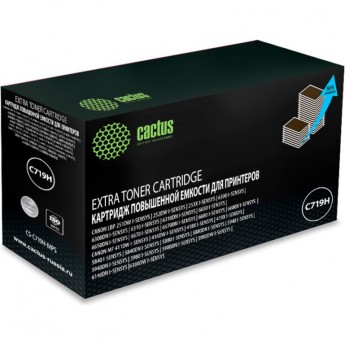 Лазерный картридж CACTUS CS-C719H-MPS (Cartridge 719H) для Canon LaserBase MF5840 i-Sensys, MF5880 i-Sensys, MF5940 i-Sensys, MF5980 i-Sensys, LBP 6300 i-Sensys, 6310 i-Sensys, черный, увеличенной емкости, 8 000 стр.