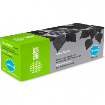 Лазерный картридж CACTUS CS-CB540A (HP 125A) для HP Color LaserJet CM1312, CM1312n, CM1312nfi, CP1210 series, CP1215, CP1217, CP1510 series, CP1514n, CP1515, CP1515n, CP1515nw, CP1518, CP1518ni, черный, 2 200 стр. Лазерный картридж CACTUS CS-CB540A (HP 125A) для HP Color LaserJet CM1312, CM1312n, CM1312nfi, CP1210 series, CP1215, CP1217, CP1510 series, CP1514n, CP1515, CP1515n, CP1515nw, CP1518, CP1518ni, черный, 2 200 стр.