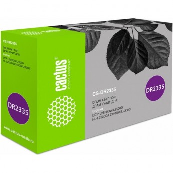Фотобарабан (Drum-Unit) CACTUS CS-DR2335 (DR-2335), черный, для Brother DCP L2500, L2500D, L2500DR, L2520, L2540, L2560; HL L2300, L2300D, L2300DR, L2340, L2360, L2365, L2365DW; MFC L2700, L2720, L2720DW, L2740, 12 000 стр. Фотобарабан (Drum-Unit) CACTUS CS-DR2335 (DR-2335), черный, для Brother DCP L2500, L2500D, L2500DR, L2520, L2540, L2560; HL L2300, L2300D, L2300DR, L2340, L2360, L2365, L2365DW; MFC L2700, L2720, L2720DW, L2740, 12 000 стр.