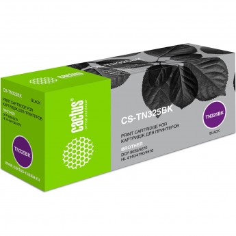 Лазерный картридж CACTUS CS-TN325BK (TN-325BK) для принтеров Brother HL 4140cn, HL 4150cdn, HL 4570cdw, HL 4570cdwt, DCP 9055cdn, DCP 9270cdn, MFC 9460cdn, MFC 9465cdn, MFC 9970cdw, черный, 4 000 стр. Лазерный картридж CACTUS CS-TN325BK (TN-325BK) для принтеров Brother HL 4140cn, HL 4150cdn, HL 4570cdw, HL 4570cdwt, DCP 9055cdn, DCP 9270cdn, MFC 9460cdn, MFC 9465cdn, MFC 9970cdw, черный, 4 000 стр.