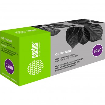 Лазерный картридж CACTUS CS-TN3280 (TN-3280) для Brother HL 5340d, HL 5340dl, HL 5350dn, HL 5350dnlt, HL 5370dw, HL 5380dn, DCP 8070d, DCP 8085dn, MFC 8370dn, MFC 8380dn, MFC 8880dn, MFC 8890dw, черный, 8 000 стр. Лазерный картридж CACTUS CS-TN3280 (TN-3280) для Brother HL 5340d, HL 5340dl, HL 5350dn, HL 5350dnlt, HL 5370dw, HL 5380dn, DCP 8070d, DCP 8085dn, MFC 8370dn, MFC 8380dn, MFC 8880dn, MFC 8890dw, черный, 8 000 стр.