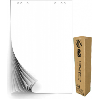 Блок бумаги для флипчартов CACTUS CS-PFC20W-5 белый, 20 листов, 5 шт. в упаковке