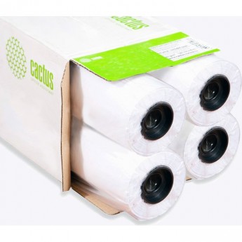 Бумага CACTUS Eco CS-LFP80-610457E-4, формат 24" (A1), 80г/м2, универсальная, белый Бумага CACTUS Eco CS-LFP80-610457E-4, формат 24" (A1), 80г/м2, универсальная, белый