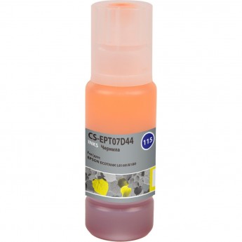 Чернила CACTUS CS-EPT07D44 (115Y) для Epson Ecotank L8160, 8180, желтый, 70 мл Чернила CACTUS CS-EPT07D44 (115Y) для Epson Ecotank L8160, 8180, желтый, 70 мл