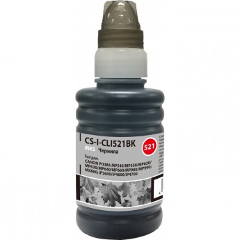Чернила CACTUS CS-I-CLI521BK для Canon PIXMA MP540, MP550, MP620, MP630, MP640, MP660, черный, 100 мл Чернила CACTUS CS-I-CLI521BK для Canon PIXMA MP540, MP550, MP620, MP630, MP640, MP660, черный, 100 мл