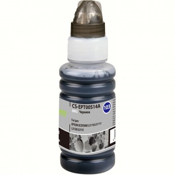 Чернила CACTUS CS-EPT00S14A для Epson Ecotank L1110, L3100, L3101, L3110, L3150, L3151, черный, 70 мл Чернила CACTUS CS-EPT00S14A для Epson Ecotank L1110, L3100, L3101, L3110, L3150, L3151, черный, 70 мл