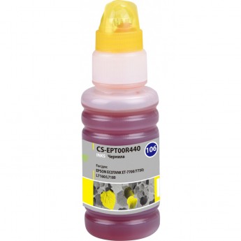 Чернила CACTUS CS-EPT00R440 для Epson L7160, L7180, желтый, 70 мл Чернила CACTUS CS-EPT00R440 для Epson L7160, L7180, желтый, 70 мл