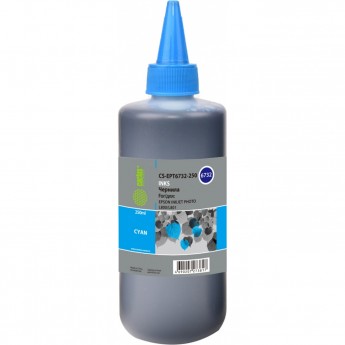 Чернила CACTUS CS-EPT6732-250 для Epson L800, L810, L850, L1800, голубой, 250 мл Чернила CACTUS CS-EPT6732-250 для Epson L800, L810, L850, L1800, голубой, 250 мл