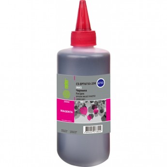 Чернила CACTUS CS-EPT6733-250 для Epson L800, L810, L850, L1800, пурпурный, 250 мл Чернила CACTUS CS-EPT6733-250 для Epson L800, L810, L850, L1800, пурпурный, 250 мл