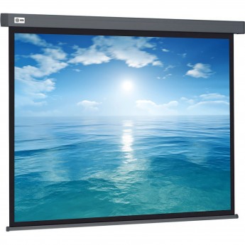 Экран CACTUS WALLSCREEN CS-PSW-104X186-SG, 16:9, настенно-потолочный, белый, корпус серый, 104.6x186 см.