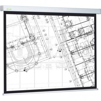 Экран CACTUS WALLSCREEN CS-PSW-104x186, 87", 16:9, настенно-потолочный, белый, 104x186 см.