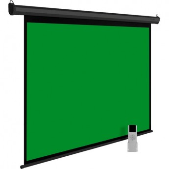Экран с хромакеем CACTUS GREENMOTOEXPERT CS-PSGME-200X200, 1:1, настенно-потолочный, рулонный, 200х200 см.