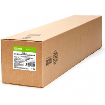 Холст CACTUS CS-MC260-152430, A0+, 1524мм-30м, 260г/м2, белый, матовое синтетика, для струйной печати, втулка:50.8мм (2")