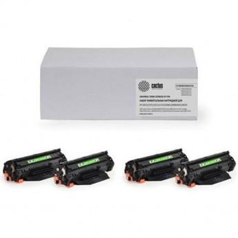 Комплект картриджей CACTUS CS-CF350A-CF351A-CF352A-CF353A для принтеров HP Color LaserJet M176 Pro MFP, M176n (CF547A), M177fw (CZ165A), M177 Pro MFP