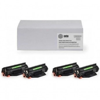 Комплект картриджей CACTUS CS-Q6000A-Q6001A-Q6002A-Q6003A для принтеров HP Color LaserJet 1600, 2600, 2600n, 2605, 2605dn, 2605dtn, CM1015, CM1015 MFP, CM1017, CM1017 MFP