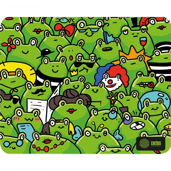 Коврик для мыши CACTUS FROGS 300x250x3мм cs-mp-d09m