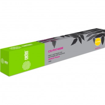 Лазерный картридж CACTUS CS-PH7400M (106R01151) для Xerox Phaser 7400, 7400dn, 7400dt, 7400dx, 7400dxf, 7400n, 7400nm, пурпурный, 9 000 стр.