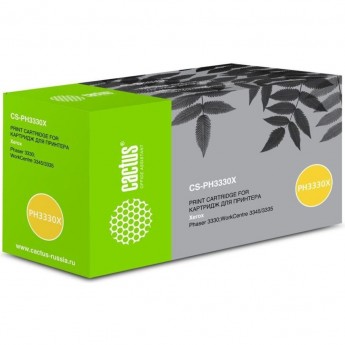 Лазерный картридж CACTUS CS-PH3330X (106R03623) для Xerox Phaser 3330; WorkCentre 3335, 3335dni, 3345, 3345dni, черный, 15 000 стр. Лазерный картридж CACTUS CS-PH3330X (106R03623) для Xerox Phaser 3330; WorkCentre 3335, 3335dni, 3345, 3345dni, черный, 15 000 стр.