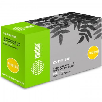 Лазерный картридж CACTUS CS-PH3150S (109R00746) для Xerox Phaser 3150, 3150b, 3150n, 3151, черный, 3 500 стр. Лазерный картридж CACTUS CS-PH3150S (109R00746) для Xerox Phaser 3150, 3150b, 3150n, 3151, черный, 3 500 стр.