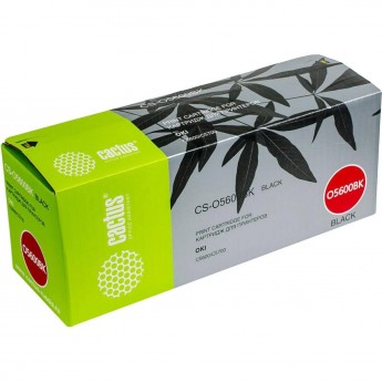 Лазерный картридж CACTUS CS-O5600BK (43324408) для принтеров Oki C 5600, 5600dn, 5600n, 5700, 5700dn, 5700n, черный, 6 000 стр.