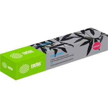 Лазерный картридж CACTUS CS-O332C (46508735) для Oki C 332dn, 332dnw; MC 363dn, 363dnw, голубой, 3 000 стр.