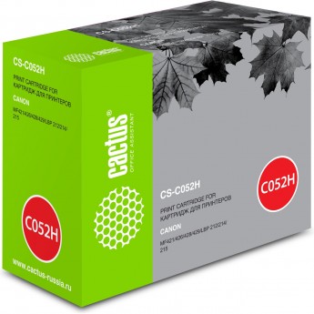 Лазерный картридж CACTUS CS-C052H (Cartridge 052H) для Canon MF421dw, 426dw, 426x, 428x, 429x; LBP 212dw, 214dw, 215x, черный, 9 200 стр.