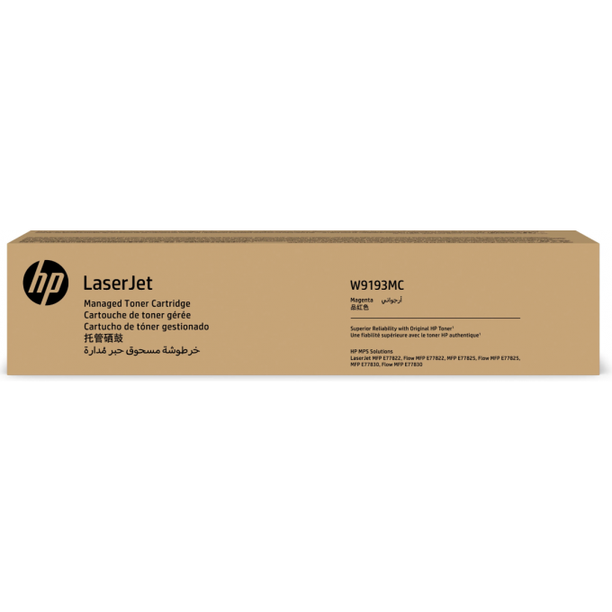 Лазерный картридж CACTUS CS-W9193MC (HP W9193MC) желтый для HP LaserJet MFP E77822DN, E77822Z, E77820, E77825DN, 28000 стр. HP-W9193MC