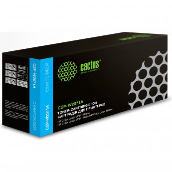 Лазерный картридж CACTUS CSP-W2071A (HP 117A) для HP Color Laser 150a, 150nw, 178nw MFP, 179fnw MFP, голубой, 700 стр.