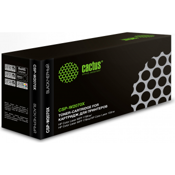 Лазерный картридж CACTUS CSP-W2070X (HP 117X) для HP Color Laser 150a, 150nw, 178nw MFP, 179fnw MFP, черный, 1500 стр.