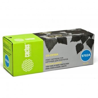 Лазерный картридж CACTUS CS-C9702AR (HP 121A) для HP Color LaserJet 1500, 1500l, 1500lxi, 1500n, 1500tn, 2500, 2500l, 2500ln, желтый, 4 000 стр.