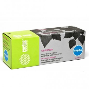 Лазерный картридж CACTUS CS-C9703AR (HP 121A) для HP Color LaserJet 1500, 1500l, 1500lxi, 1500n, 1500tn, 2500, 2500l, 2500ln, пурпурный, 4 000 стр.
