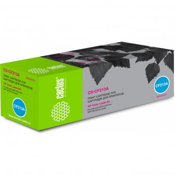 Лазерный картридж CACTUS CS-CF213A (HP 131A) для HP Color LaserJet M251, M251n, M251nw, M276, M276n, M276nw, пурпурный, 1 800 стр.