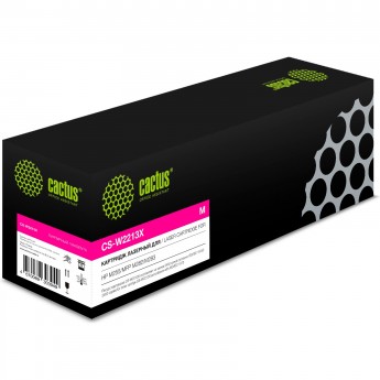 Лазерный картридж CACTUS CS-W2213X (HP 207X) для HP Color Laser M255, MFP M282, M283, пурпурный, увеличенной емкости, 2 450 стр. Лазерный картридж CACTUS CS-W2213X (HP 207X) для HP Color Laser M255, MFP M282, M283, пурпурный, увеличенной емкости, 2 450 стр.
