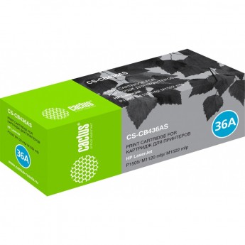 Лазерный картридж CACTUS CS-CB436AS (HP 36A) для HP LaserJet M1120 MFP, M1120n MFP, M1522 MFP, M1522n MFP, M1522nf MFP, P1504, P1504n, P1505, P1505n, P1506, P1506n, черный, 2 000 стр. Лазерный картридж CACTUS CS-CB436AS (HP 36A) для HP LaserJet M1120 MFP, M1120n MFP, M1522 MFP, M1522n MFP, M1522nf MFP, P1504, P1504n, P1505, P1505n, P1506, P1506n, черный, 2 000 стр.