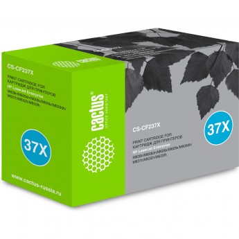 Лазерный картридж CACTUS CS-CF237X (HP 37X) для HP LaserJet m608dn, m608n, m608x, m609dn, m609x, m631dn, m632fht, m632h, m632z, черный, увеличенной емкости, 25 000 стр.