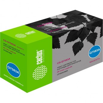 Лазерный картридж CACTUS CS-Q7583A (HP 503A) для HP Color LaserJet 3800, 3800dn, 3800dtn, 3800n, CP3505, CP3505dn, CP3505n, CP3505x, пурпурный, 6 000 стр.