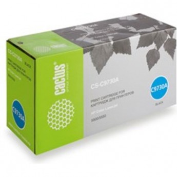 Лазерный картридж CACTUS CS-C9730A (HP 645A) для принтеров HP Color LaserJet 5500, 5500DN, 5500DTN, 5500HDN, 5500TDN, 5500N, 5550, 5550DN, 5550DTN, 5550HDN, 5550N, черный, 13 000 стр.