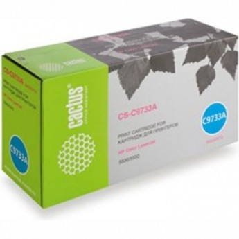 Лазерный картридж CACTUS CS-C9733A (HP 645A) для принтеров HP Color LaserJet 5500, 5500DN, 5500DTN, 5500HDN, 5500TDN, 5500N, 5550, 5550DN, 5550DTN, 5550HDN, 5550N, пурпурный, 12 000 стр.