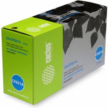 Лазерный картридж CACTUS CS-CF031A (HP 646A) для HP Color LaserJet CM4540 MFP, CM4540f MFP, CM4540fskm MFP, CM4540 MFP Enterprise, голубой, 12 500 стр.