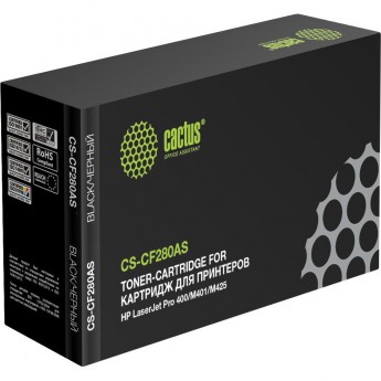 Лазерный картридж CACTUS CS-CF280AS (HP 80A) для HP LaserJet M401 Pro 400, M401a, M401d Pro 400, M401dn, M401dne (CF399A), M401dw, M401n, M425 Pro 400 MFP, M425dn, M425dw, черный, 2 700 стр. Лазерный картридж CACTUS CS-CF280AS (HP 80A) для HP LaserJet M401 Pro 400, M401a, M401d Pro 400, M401dn, M401dne (CF399A), M401dw, M401n, M425 Pro 400 MFP, M425dn, M425dw, черный, 2 700 стр.