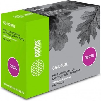 Лазерный картридж CACTUS CS-D203U (MLT-D203U) для Samsung ProXpress M4020, M4020nd, M4072fd, SL-M4070, черный, увеличенной емкости, 15 000 стр.
