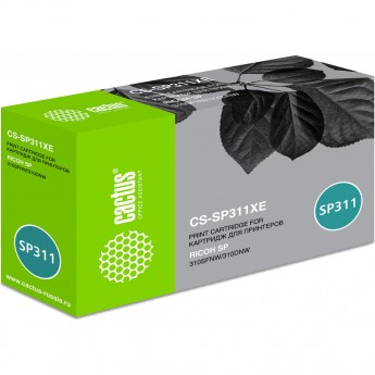 Лазерный картридж CACTUS CS-SP311XE (SP 311XE) для Ricoh Aficio SP 311DN, SP 311DNw, SP 311N, SP 311SFN, SP 311SFNw, SP 325DNw, SP 325SFNw, SP 325SNw, черный, 6 400 стр.