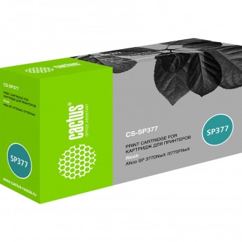 Лазерный картридж CACTUS CS-SP377 (SP 377HE) для Ricoh Aficio SP 377DNwX, 377SFNwX, черный, 6 400 стр.