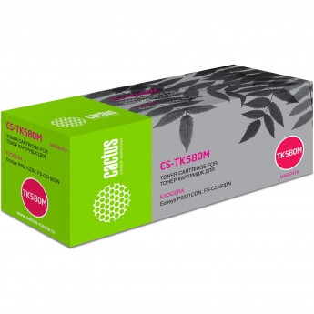 Лазерный картридж CACTUS CS-TK580M (TK-580M) для принтеров Kyocera Mita P6021 Ecosys, P6021cdn Ecosys, Mita FS C5150, C5150dn, пурпурный, 2 800 стр. Лазерный картридж CACTUS CS-TK580M (TK-580M) для принтеров Kyocera Mita P6021 Ecosys, P6021cdn Ecosys, Mita FS C5150, C5150dn, пурпурный, 2 800 стр.