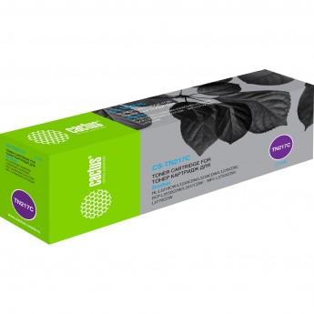 Лазерный картридж CACTUS CS-TN217C (TN-217C) для Brother HL3230, DCP3550, MFC3770, голубой, 2 300 стр. Лазерный картридж CACTUS CS-TN217C (TN-217C) для Brother HL3230, DCP3550, MFC3770, голубой, 2 300 стр.
