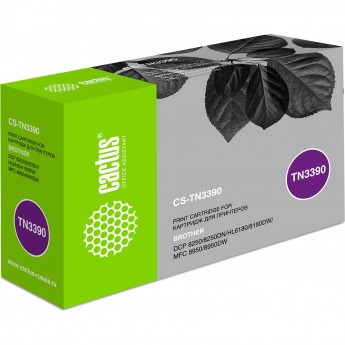 Лазерный картридж CACTUS CS-TN3390 (TN-3390) для принтеров Brother HL 6180dw, DCP 8250dn, MFC 8950dw, черный, 12 000 стр. Лазерный картридж CACTUS CS-TN3390 (TN-3390) для принтеров Brother HL 6180dw, DCP 8250dn, MFC 8950dw, черный, 12 000 стр.