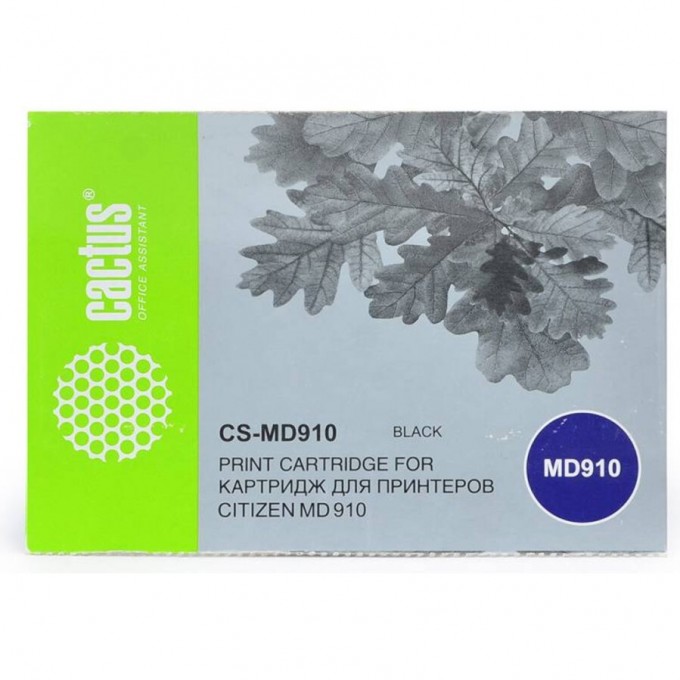 Матричный картридж CACTUS для Citizen MD-910, черный CS-MD910 Матричный картридж CACTUS для Citizen MD-910, черный CS-MD910