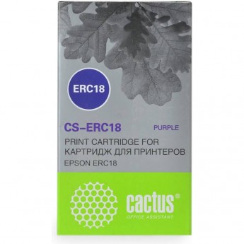 Матричный картридж CACTUS CS-ERC18 для Epson ERC 18, ER4615-R, фиолетовый