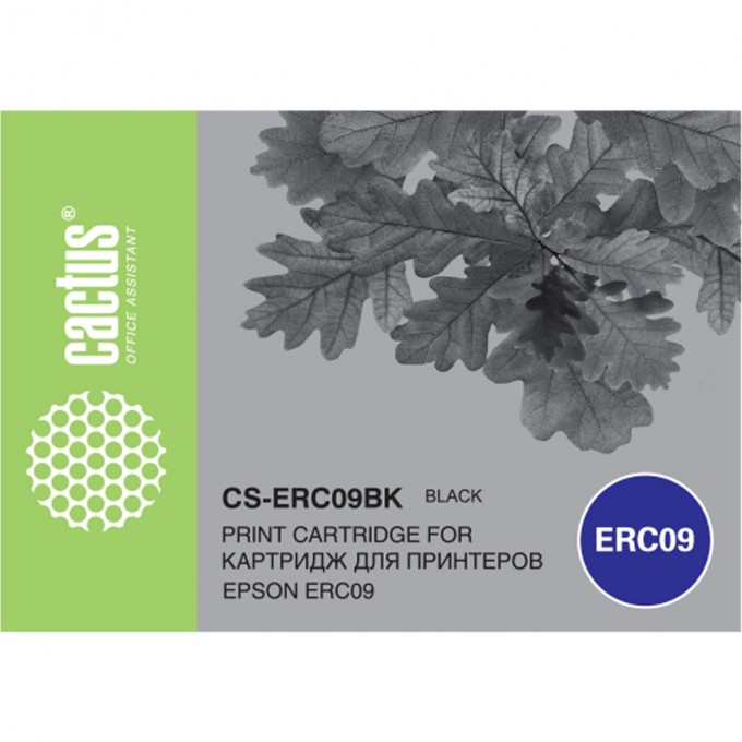 Матричный картридж CACTUS для Epson ERC09, черный CS-ERC09BK